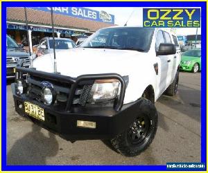 2013 Ford Ranger PX XL 3.2 (4x4) White Automatic 6sp A Dual Cab Utility