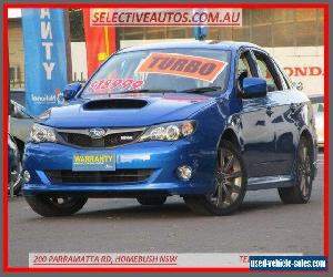 2008 Subaru Impreza MY09 WRX (AWD) Blue Manual 5sp M Sedan