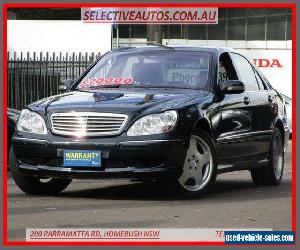 2000 Mercedes-Benz S600 L Black Automatic 5sp A Sedan