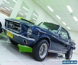 1967 Ford Mustang Nightmist Blue Manual 3sp M Hardtop