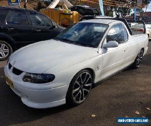 2001 Holden Commodore VU White Manual 5sp M Utility