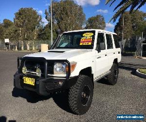 2012 Toyota Landcruiser VDJ76R GXL White Manual M Wagon