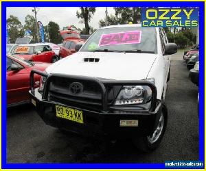 2009 Toyota Hilux KUN26R 09 Upgrade SR (4x4) White Automatic 4sp A