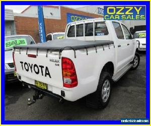 2009 Toyota Hilux KUN26R 09 Upgrade SR (4x4) White Automatic 4sp A