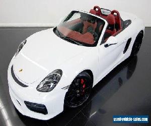 2016 Porsche Boxster Spyder