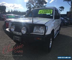 1998 Toyota Landcruiser HZJ105R (4x4) White Manual 5sp M Wagon