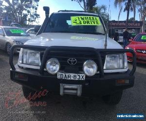 1998 Toyota Landcruiser HZJ105R (4x4) White Manual 5sp M Wagon