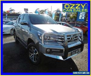 2016 Toyota Hilux GUN126R SR5 (4x4) Silver Sky Automatic 6sp A Dual Cab Utility