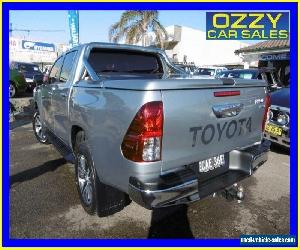 2016 Toyota Hilux GUN126R SR5 (4x4) Silver Sky Automatic 6sp A Dual Cab Utility