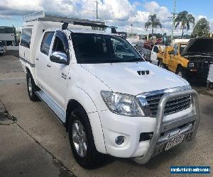 2010 Toyota Hilux KUN26R MY11 Upgrade SR5 (4x4) White Automatic 4sp A