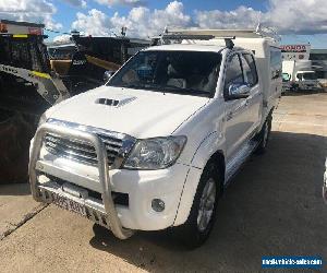 2010 Toyota Hilux KUN26R MY11 Upgrade SR5 (4x4) White Automatic 4sp A