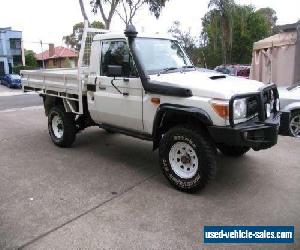 2011 Toyota Landcruiser VDJ79R 09 Upgrade GX (4x4) White Manual 5sp M