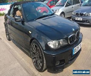 2005 BMW 320 CI M SPORT BLACK CONVERTIBLE - LONG MOT, ALPINE CD