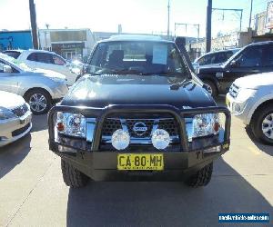 2006 Nissan Navara D22 S2 ST-R Black Manual 5sp M 4D Utility