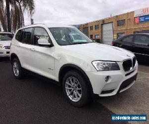 2012 BMW X3 White Automatic 6sp A Wagon