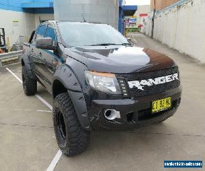 2012 Ford Ranger PX XL Black Manual 6sp M 4D UTILITY