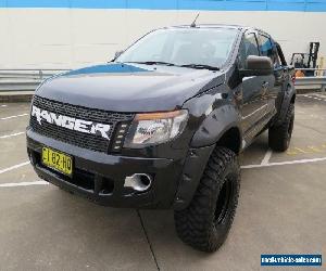 2012 Ford Ranger PX XL Black Manual 6sp M 4D UTILITY