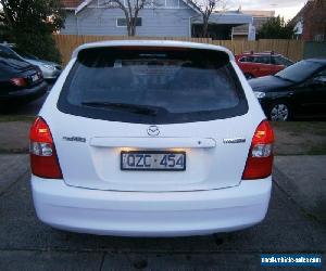 2001 Mazda 323 Astina White Automatic 4sp A Hatchback