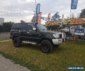 2002 Toyota Landcruiser HDJ100R GXL Black Automatic A Wagon