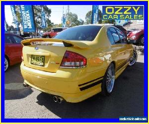 2004 Ford Falcon BA MkII XR8 Yellow Automatic 4sp A Sedan