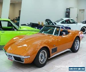 1971 Chevrolet Corvette Stingray Oriental Orange Manual 4sp M Roadster