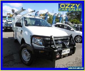 2012 Ford Ranger PX XL 3.2 (4x4) White Automatic 6sp A Cab Chassis