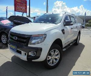 2012 Ford Ranger PX Wildtrak White Automatic A 4D Utility