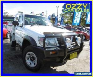 2002 Nissan Patrol GU DX (4x4) White Manual 5sp M