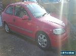 ***2001 VAUXHALL ASTRA SXI 16V RED Petrol 5 Months MOT Drivable*** for Sale