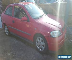 ***2001 VAUXHALL ASTRA SXI 16V RED Petrol 5 Months MOT Drivable*** for Sale