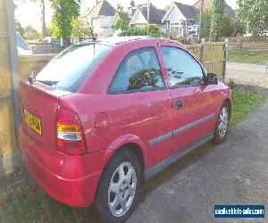 ***2001 VAUXHALL ASTRA SXI 16V RED Petrol 5 Months MOT Drivable***