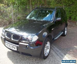 2005 55  BMW X3 2.0  SE PETROL MANUAL METT  BLACK 113000 MILES