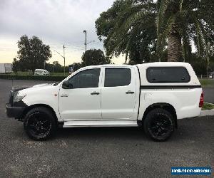 2012 Toyota Hilux KUN26R SR White Automatic A Utility