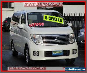 2006 Nissan Elgrand E51 White Automatic 5sp A Wagon