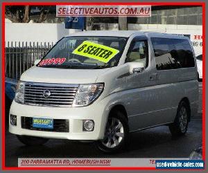 2006 Nissan Elgrand E51 White Automatic 5sp A Wagon