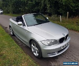 2009 BMW 1 Series 118 Convertible 2.0i 143 Sport 6 Petrol silver Manual