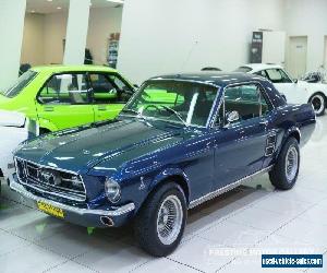 1967 Ford Mustang Nightmist Blue Manual 3sp M Hardtop