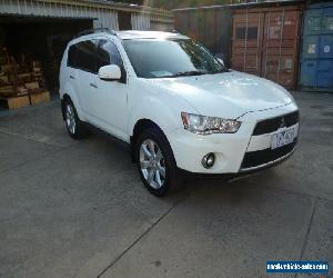 2011 Mitsubishi Outlander ZH MY11 XLS White Automatic 6sp A Wagon