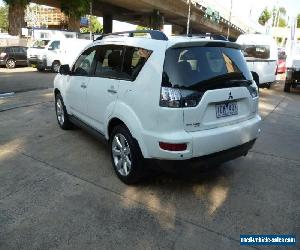 2011 Mitsubishi Outlander ZH MY11 XLS White Automatic 6sp A Wagon