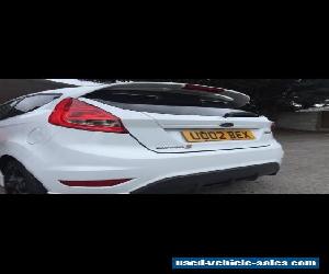 Ford Fiesta Zetec S 1.6 2009 Plate, White