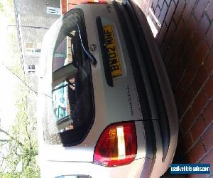 2002 VAUXHALL ZAFIRA 16V CLUB SILVER