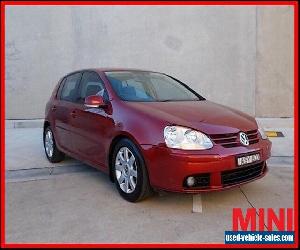 2004 Volkswagen Golf V Comfortline Hatchback 5dr Tiptronic 6sp 2.0i Red A