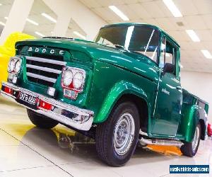 1972 Dodge D Series Green Automatic A PICK UTE/UTE