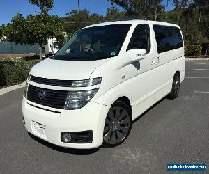 2002 Nissan Elgrand E51 Highway Star White Automatic 5sp A Wagon