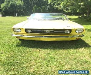 1966 Ford Mustang Convertible base interior