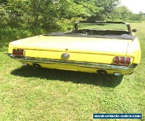 1966 Ford Mustang Convertible base interior