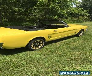 1966 Ford Mustang Convertible base interior