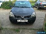 2002 RENAULT CLIO AUTHENTIQUE 1.2 BLACK- no reserve  for Sale