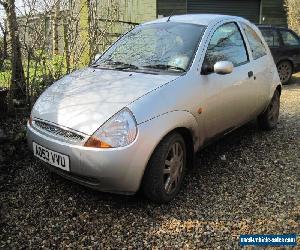 2003 FORD KA LUXURY SILVER 1299cc MOT FAILURE Spares or Repair for Sale