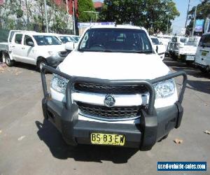 2012 Holden Colorado RG LX (4x2) White Automatic 6sp A Crewcab